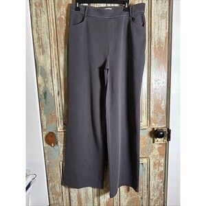 Weekend Los Angeles Wide Leg Pull-on Pants Gray  L